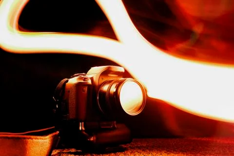 DSLR Light Streaks Stock Photos