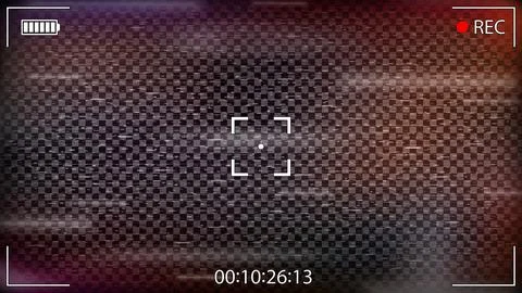 DSLR mirrorless camera rec overlay. Recorder cam display frame. Video or photo Stock Illustration