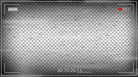 DSLR mirrorless camera rec overlay. Recorder cam display frame. Video or photo Stock Illustration
