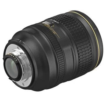 DSLR optical camera lens Stock Illustration