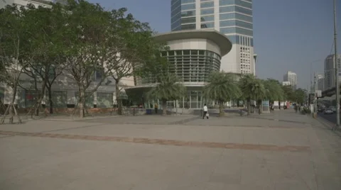 DTAC Office @ Chamchuri Square Stock Footage 48615636
