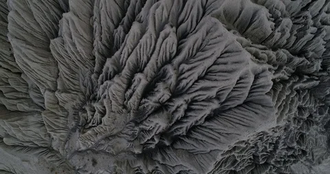 Dtail of abstract natural texture of water erosion formations in mountain slope 스톡 동영상 103494831
