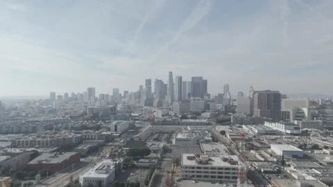 Dtla 4th st bridge 3 Stock Footage 263794900