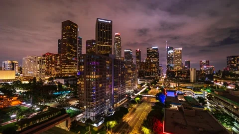 DTLA Fig 1st rooftop 2 sec int 360-450 pics 10-25-20 h264-420 4KUHD 24 UHQ Stock Footage 147323680