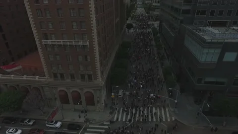 DTLA Pershing Square Stock Footage 132167136