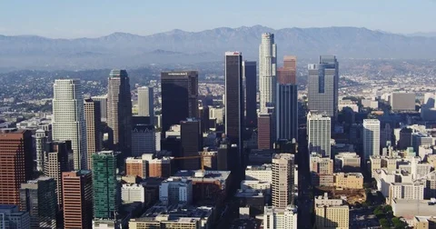 DTLA Push IN Stock Footage 77742913