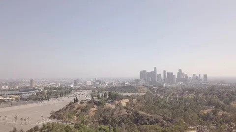 DTLA Skyline Push 스톡 동영상 95564008