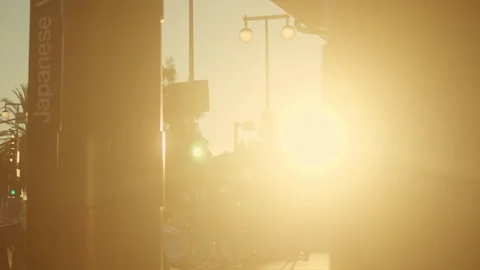 DTLA Sunrise 2 스톡 동영상 255753643