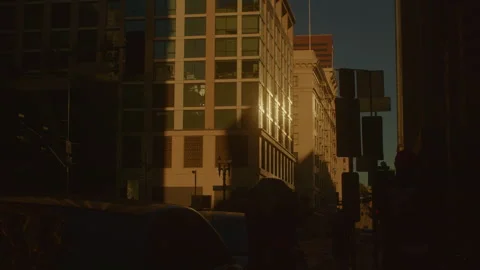 DTLA Sunrise 7 스톡 동영상 255754465