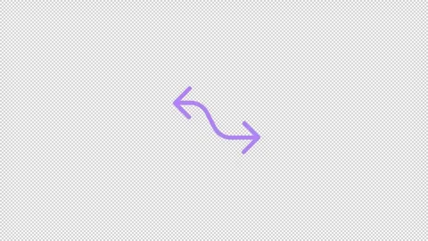 Dual Arrow Flash Transition – In &amp; Out Animation Loop Transparent Stock Footage 317878756