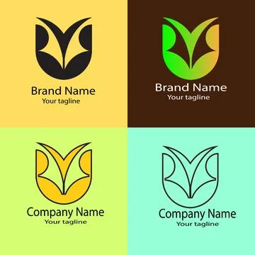 Dual Ascent logo design Stock Illustration