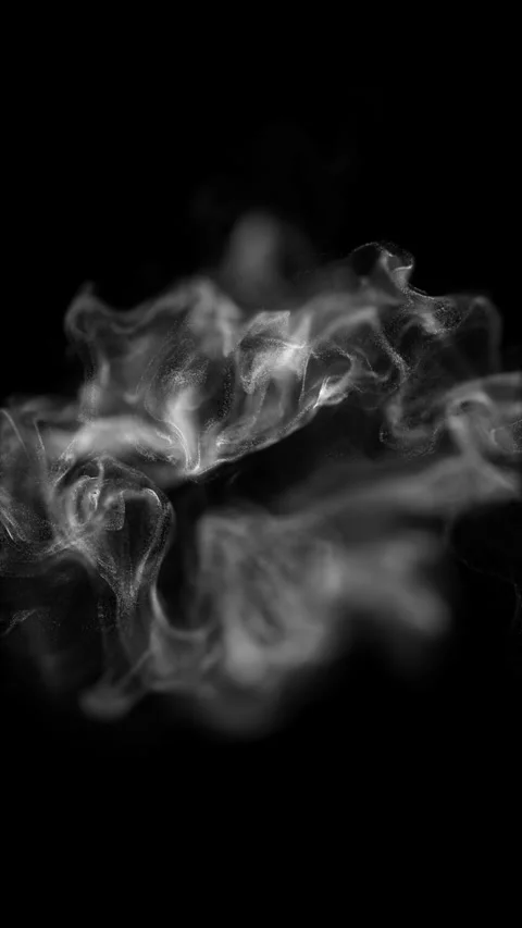Dual Direction Smoke Impact Animation Stock Footage 336722305