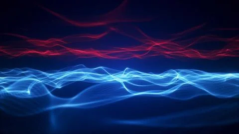 Dual Energy Flow Stock Illustration
