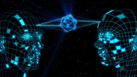 Dual Focus Looping Animation Stock Footage 73608711