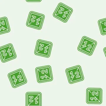 Dual mode glyph seamless pattern Illustration