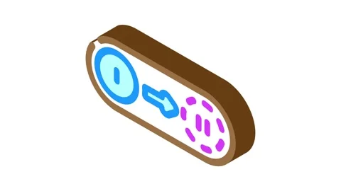 Dual mode isometric icon animation Stock Footage 327274707