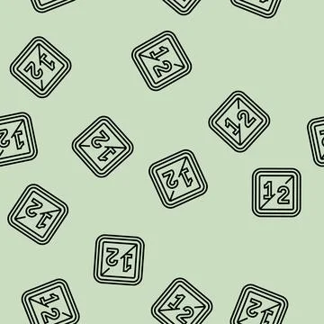 Dual mode line seamless pattern Stockillustratie