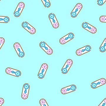 Dual mode vector seamless pattern 스톡 일러스트