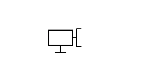 Dual monitors on a desk with a keyboard, showcasing a modern computer works.. Stock Footage 333461975