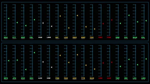 Dual-panel visual display / playback screen  Video stock 53388988