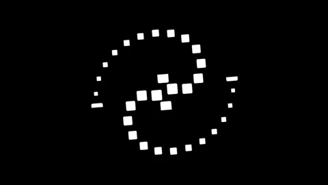 Dual Pixel Swirl Pattern Stock Footage 336062155