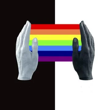 Dual Rainbow Stock Illustration