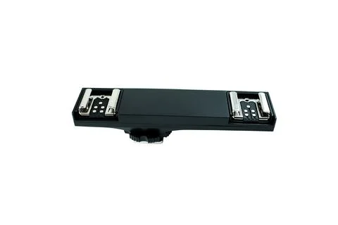 Dual Shoe Flash Light Bracket Splitter Stock Photos