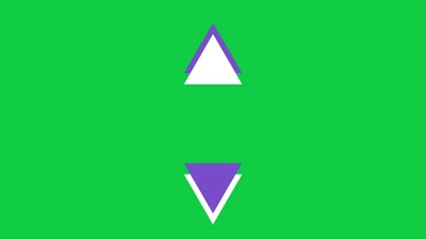 Dual Triangle Arrows Lower Third Green Screen Motion Background 스톡 동영상 347132679