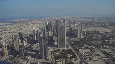 Dubai aerial view Video stock 63967706