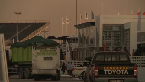 Dubai airfeild backstage Stock Footage 113328133