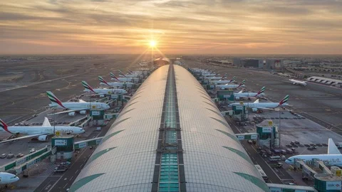 Dubai Airport Stock Footage 81152984
