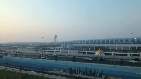 Dubai Airport Stock Footage