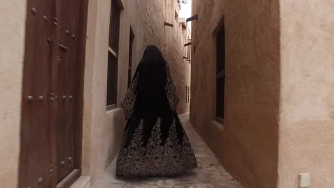 Dubai Arabic streets Stock Footage 112006757