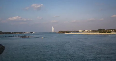 Dubai beach panorama. Stock Footage 144892468