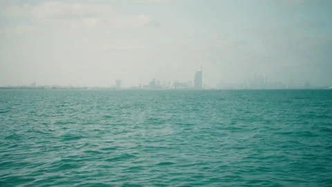 Dubai Burj Al Arab View From Sea Stock-Footage 236031853