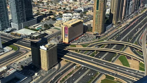 Dubai city from another prespective Stock Footage 168013302