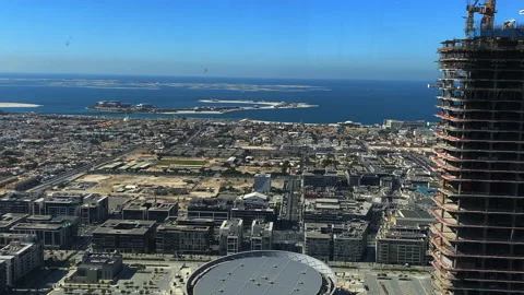 Dubai city from another prespective Stock Footage 168013662