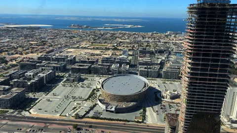 Dubai city from another prespective Stock Footage 168014742
