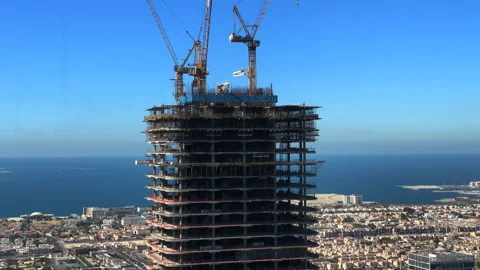 Dubai city from another prespective Stock Footage 168015359