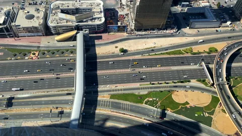 Dubai city from another prespective Stock Footage 168015504