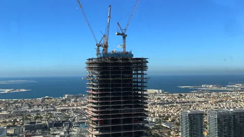 Dubai city from another prespective Stock Footage 168015985