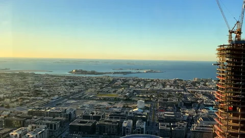 Dubai city from another prespective Stock Footage 168019442