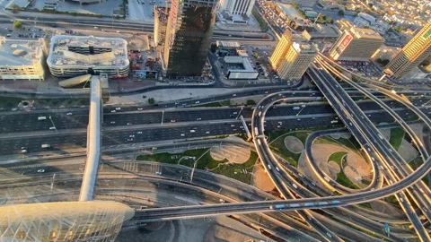 Dubai city from another prespective Stock Footage 168019480