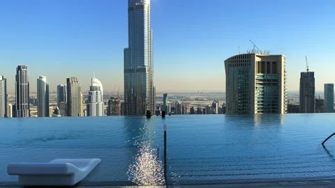 Dubai city from another prespective Stock Footage 168036063