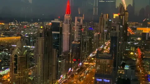 Dubai city from another prespective Stock Footage 168042447