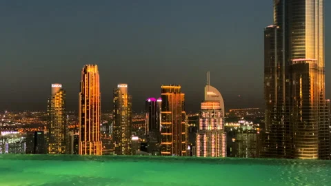 Dubai city from another prespective Stock Footage 168042830