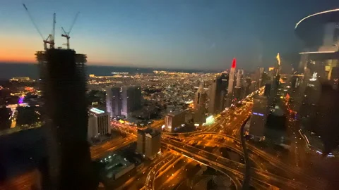 Dubai city from another prespective Stock Footage 168043295