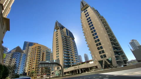 Dubai city from another prespective Stock Footage 168046093