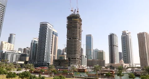 Dubai city from another prespective Stock Footage 168113266