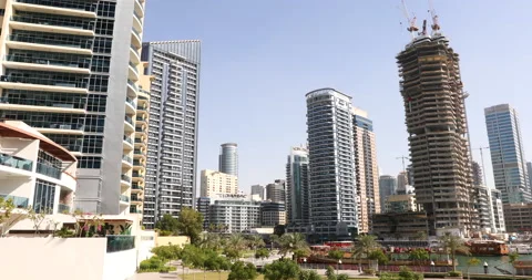 Dubai city from another prespective Stock Footage 168113316